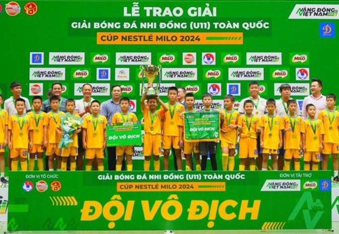 U11 SLNA chính thức bị tước danh hiệu